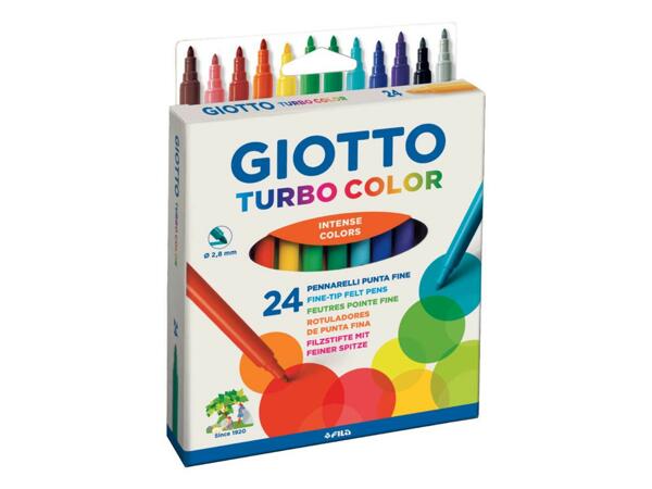 Giotto(R) Marcadores 24 Unid./ Lápis 12 Unid./ Guaches 6 cores