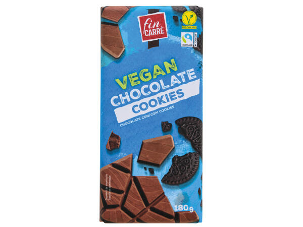 Fin Carré(R) Chocolate Vegan com Avelãs/ Cookies