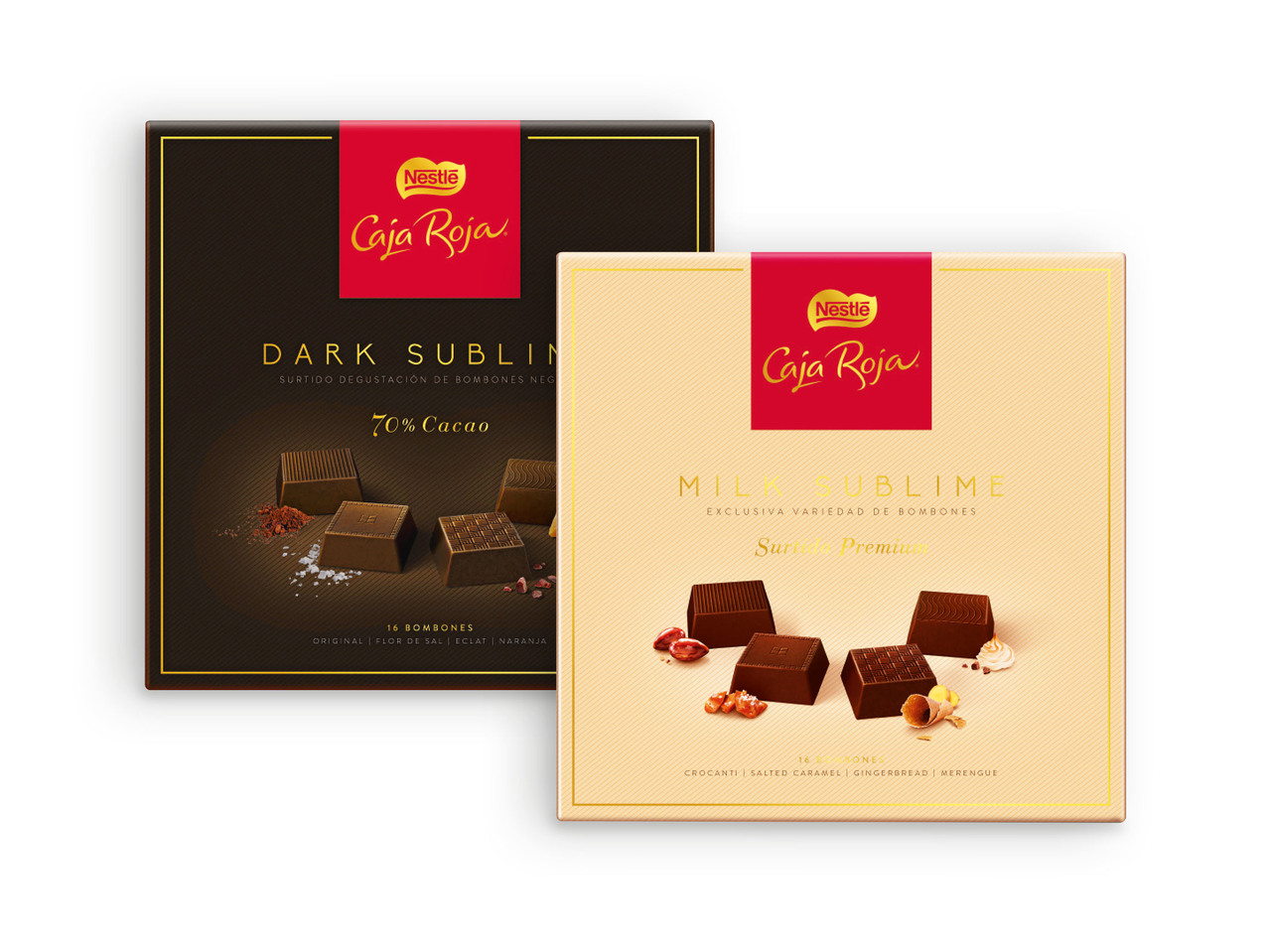 NESTLÉ(R) Chocolates Caja Roja Dark / Milk Sublime