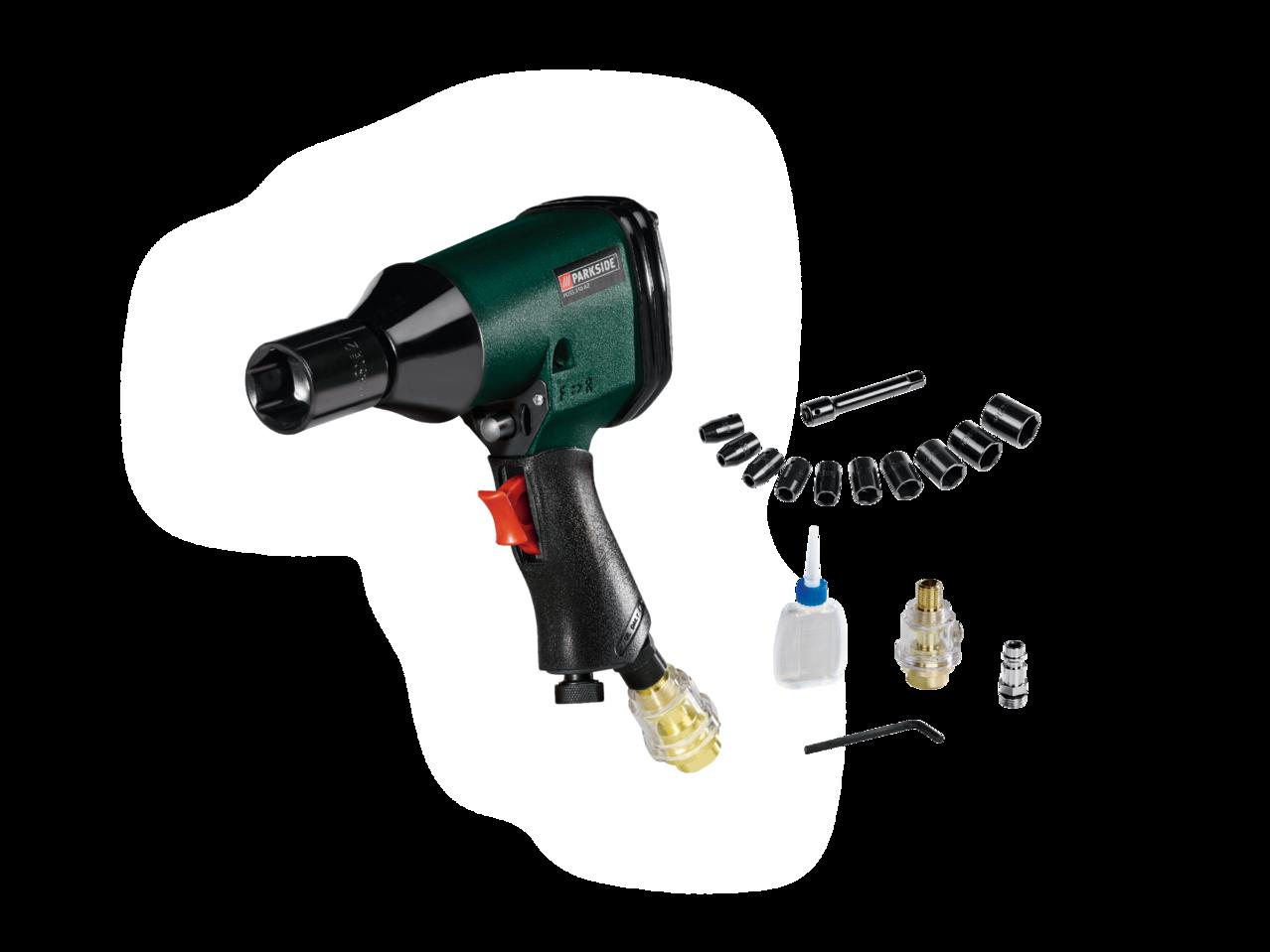 PARKSIDE(R) Pneumatic Impact Wrench Kit