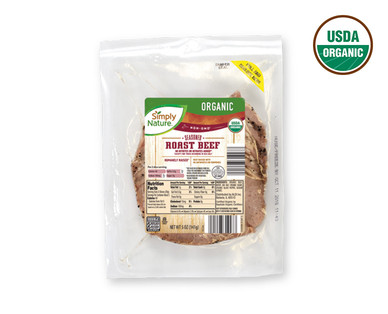 SimplyNature Organic Roast Beef or Oven Roasted Chicken
