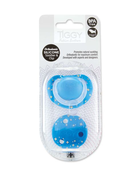 6-18 Months Stars Soother & Clip
