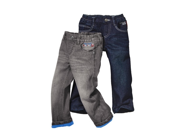 Jeans termo, fete / băieți, 1-6 ani, 2 modele