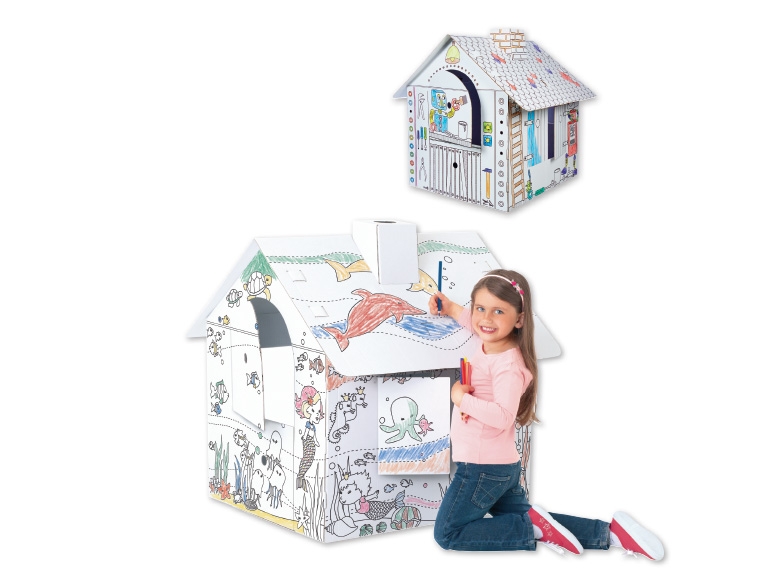 Playtive Junior(R) Colour-In Playhouse