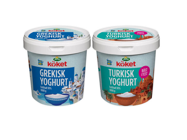 Arla Köket Grekisk och Turkisk yoghurt