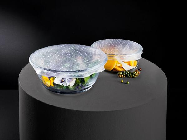 Tapas de silicona redondas para recipientes set de 10