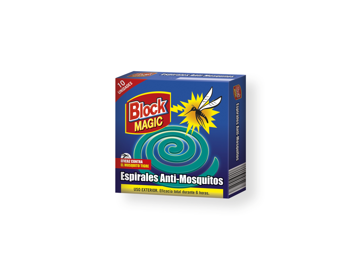 'Block magic(R)' Espirales antimosquitos