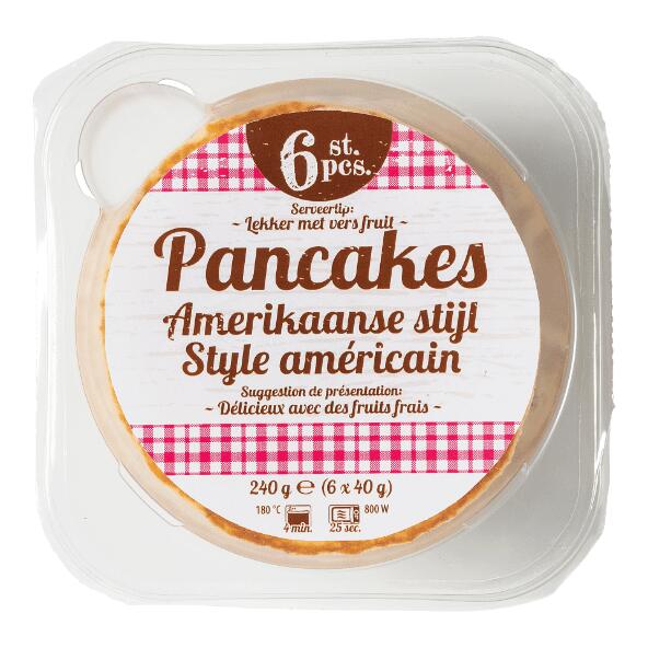 American pancakes, 6 pcs
