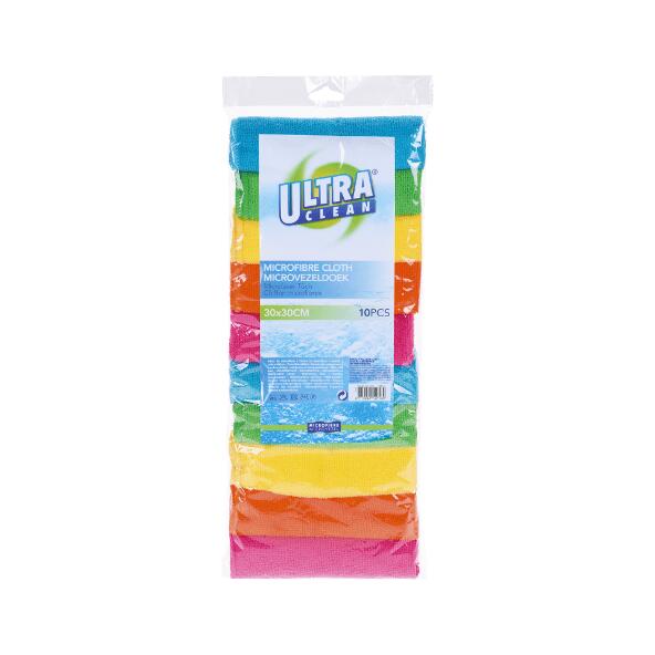 ULTRA CLEAN(R) 				10 chiffons microfibres