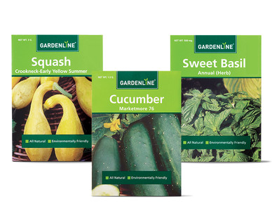 Gardenline Vegetable or Herb Seed Packets