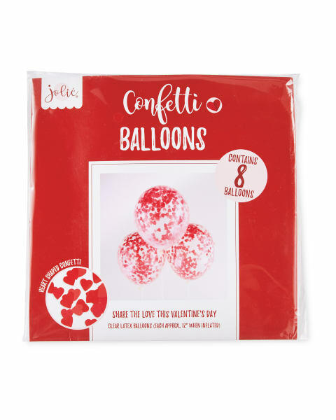 Confetti Balloons 8 Pack