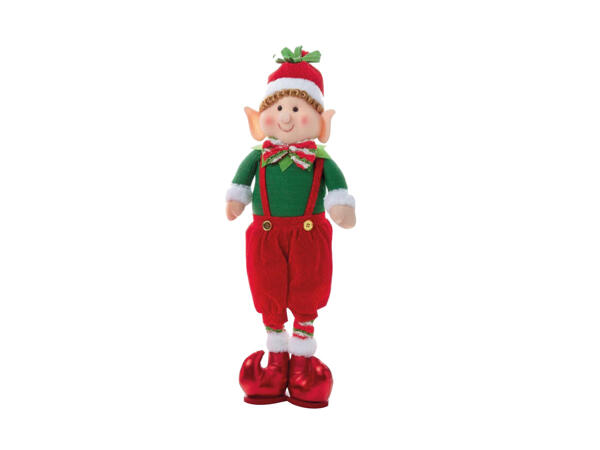 56cm Deco Christmas Plush Elf with Extendable Legs