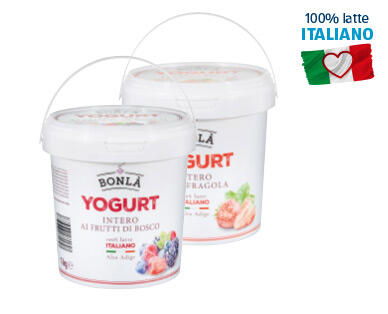 BONLÀ 
 Yogurt intero alla frutta