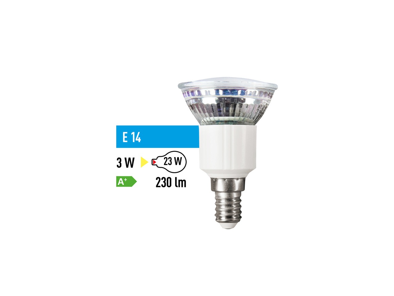 LED reflektorová žárovka 3 W