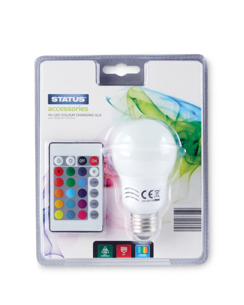 GLS ES Colour-Changing Light Bulbs