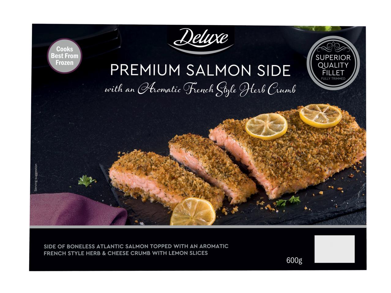 DELUXE Salmon Side with Herb Crust