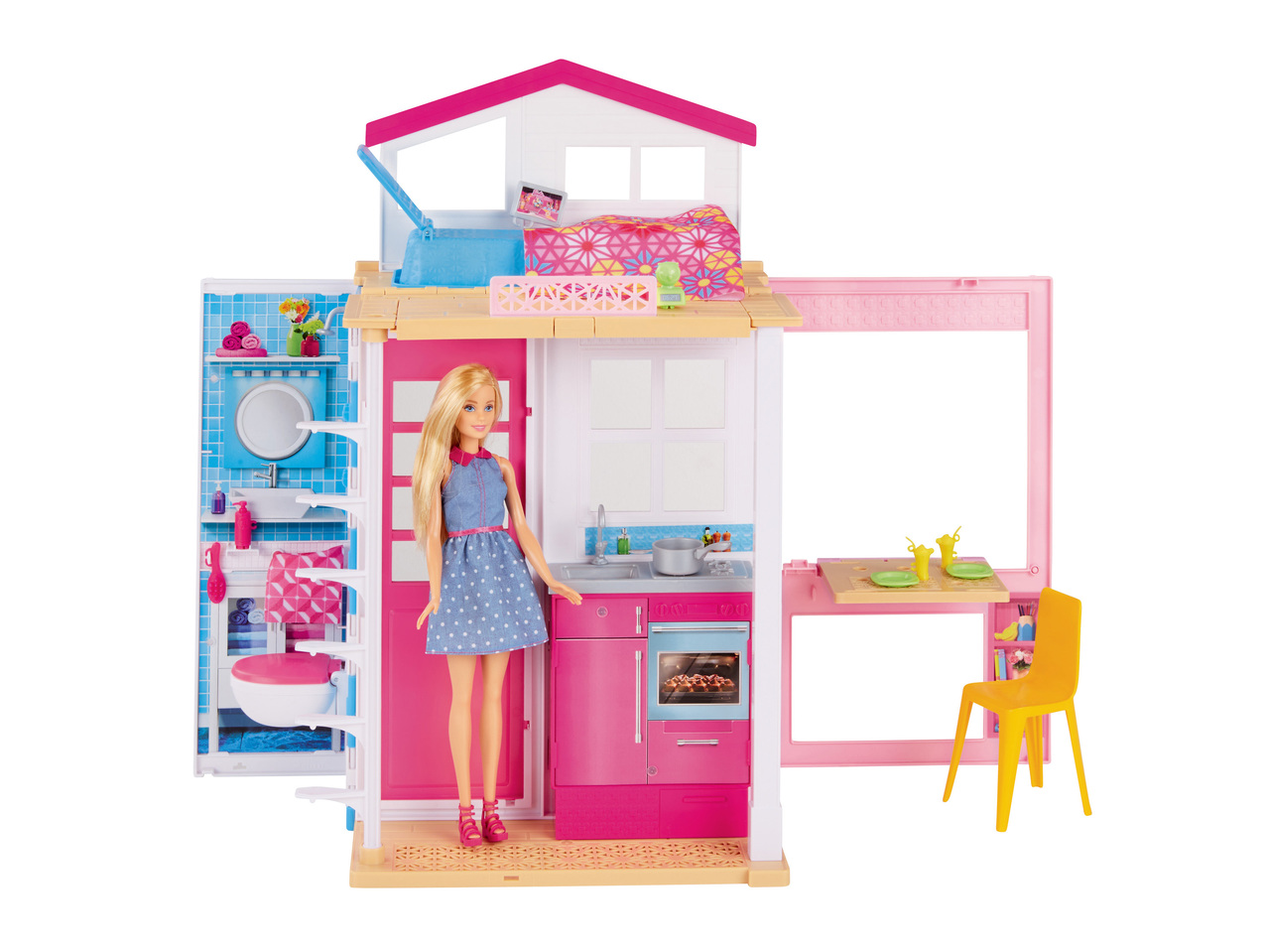 Barbie House & Doll Set