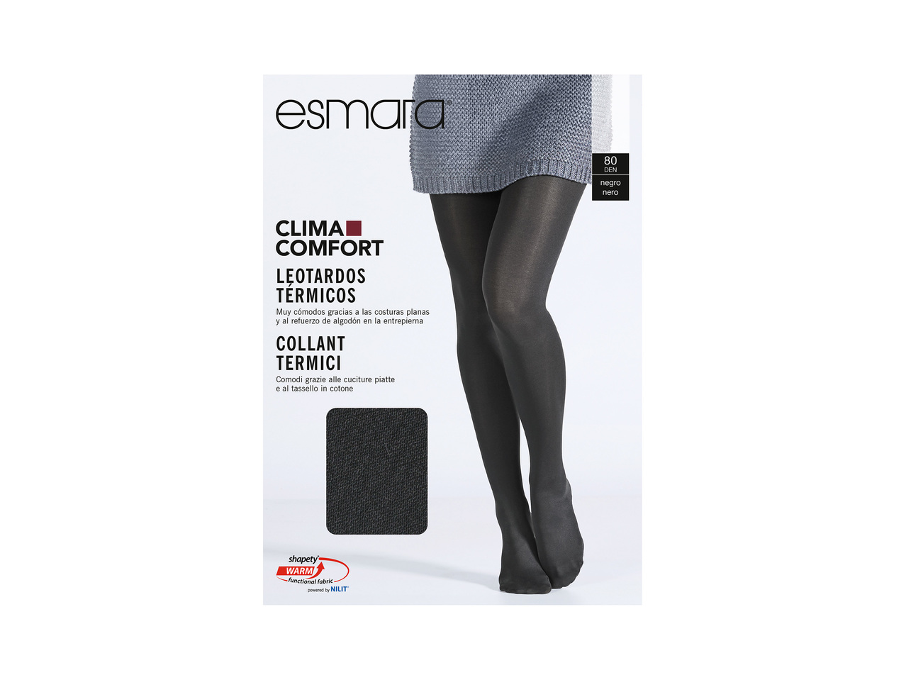 ESMARA(R) Collants Térmicos 80 DEN