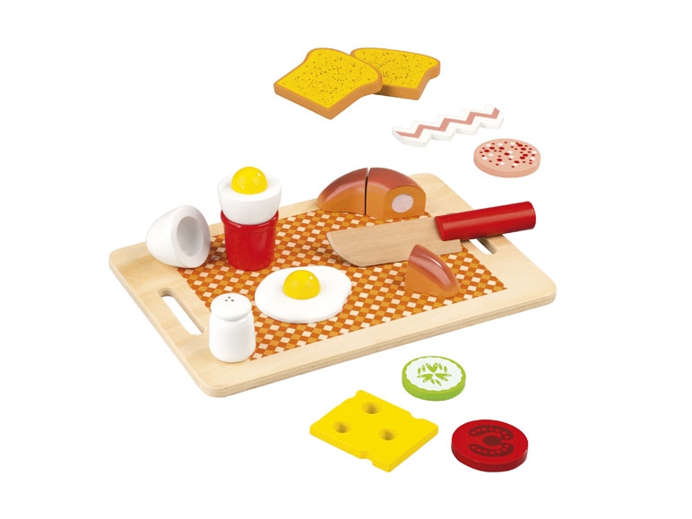 PLAYTIVE JUNIOR Wooden Food Toy Set