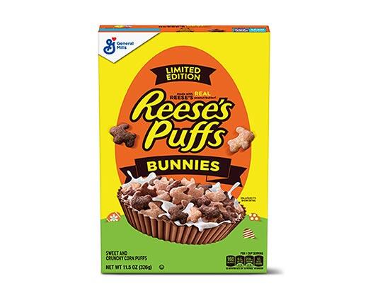 General Mills 
 Reese's PB Puff Bunnies Cereal