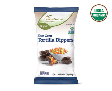 SimplyNature Organic Blue Corn Dippable Tortilla Chips