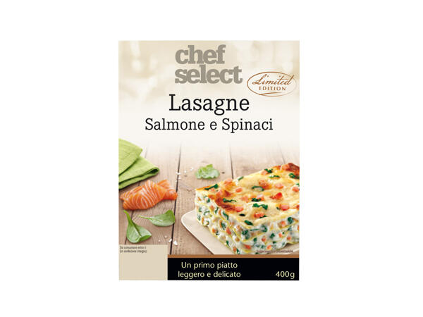 Lasagne with Salmon and Spinach