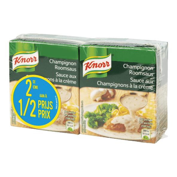 KNORR(R) 				Sauce champignon-crème, 2 pcs