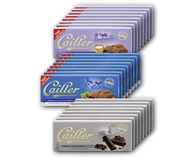 CAILLER(R) Tavolette di cioccolato