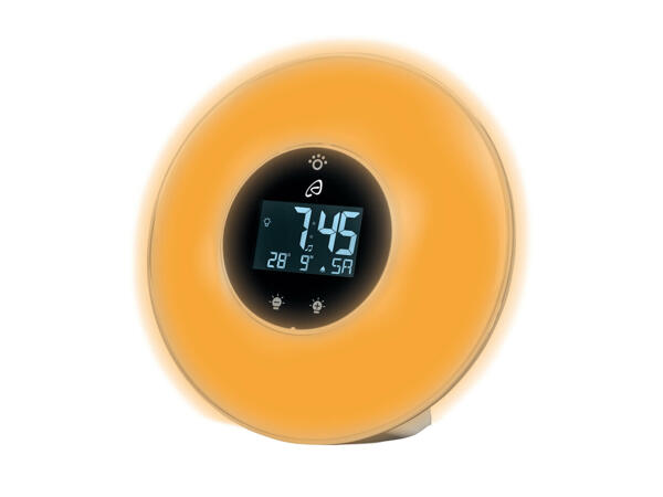 Auriol Wake-Up Light Alarm Clock with Radio