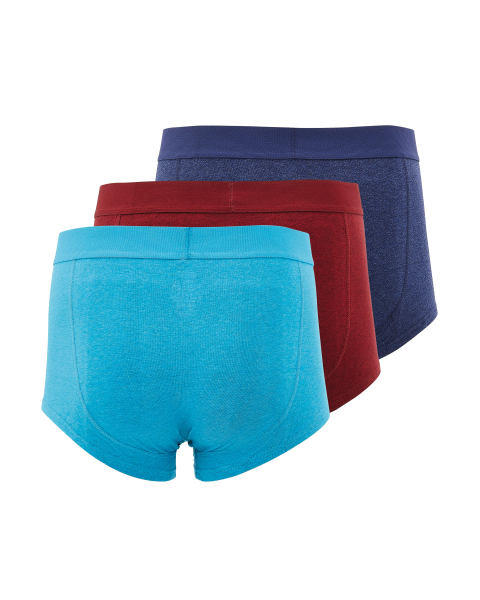 Blue and Burgundy Hipsters 3 Pack
