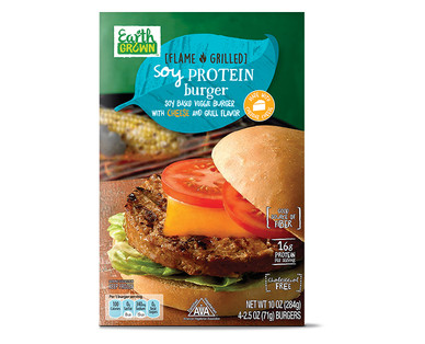Earth Grown Soy Protein Burgers
