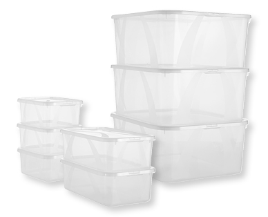 Set di scatole trasparenti, 8 pezzi EASY HOME(R)
