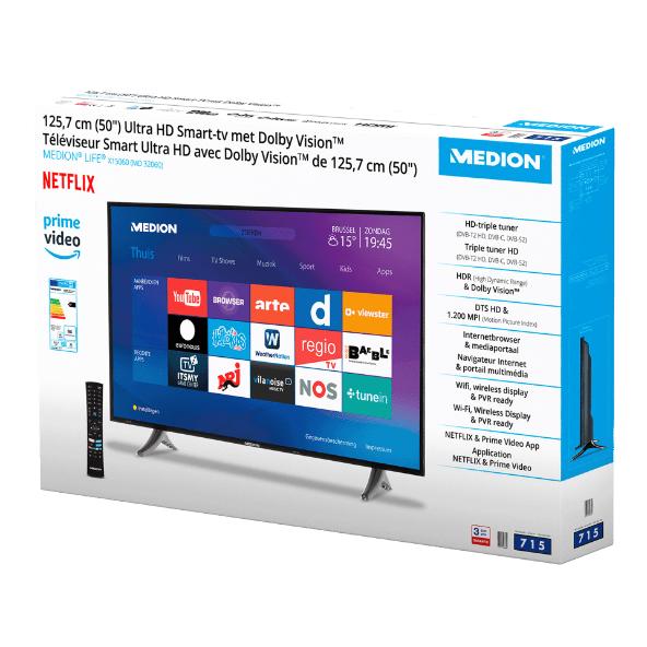Smart-TV Ultra-HD 125,7 cm (50")