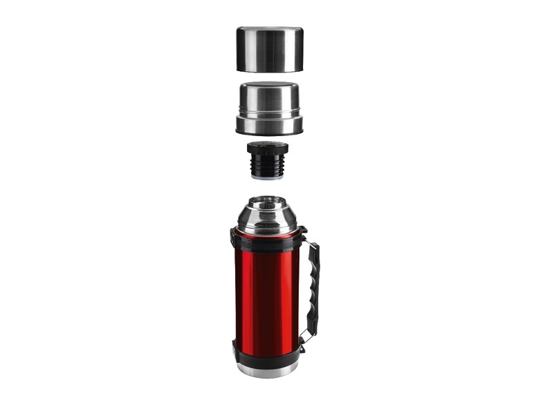 Insulated Flask with shoulder strap, 1L