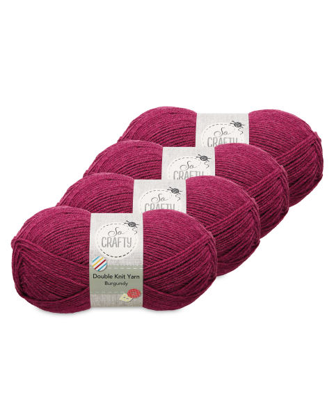 Burgundy Double Knitting Yarn