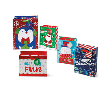 Merry Moments 5-Pack Premium Gift Bags