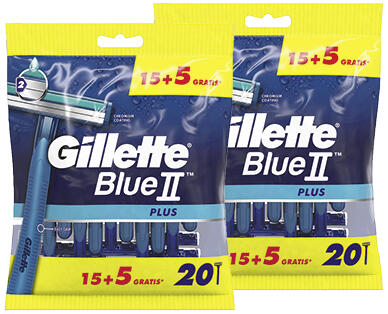 GILLETTE(R) RASOIO USA E GETTA "BLUE II"