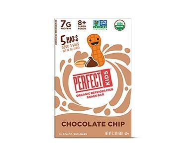 Perfect Kids Chocolate Chip or Peanut Butter Cookie Snack Bar 5-Pack