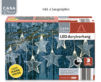 CASA Deco LED-Acrylvorhang