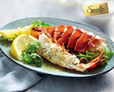 Specially Selected Wild Lobster Tails with Garlic Butter