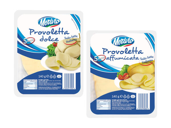 Provola cheese sliced