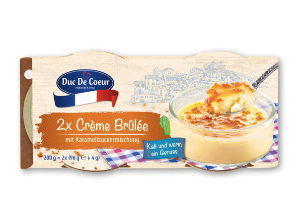 Crème Brûlée eller Crème Caramel