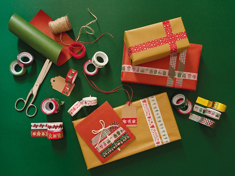 CRELANDO Christmas Decorative Tape