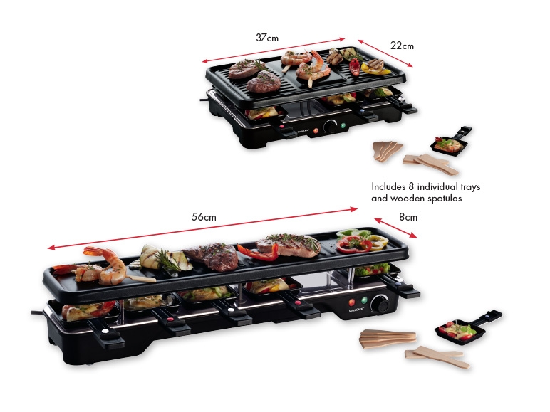 SILVERCREST KITCHEN TOOLS 1,200W Raclette Grill