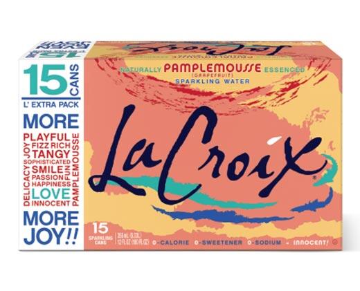 La Croix 
 Sparkling Flavored Water 15-Pack Assorted Varieties