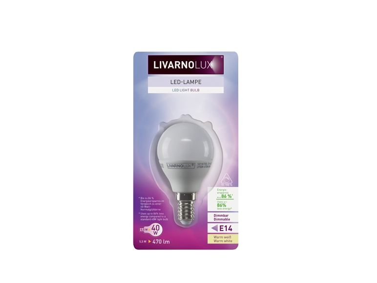 Lampadina LED 7W o 5,5W con funzione dimmer