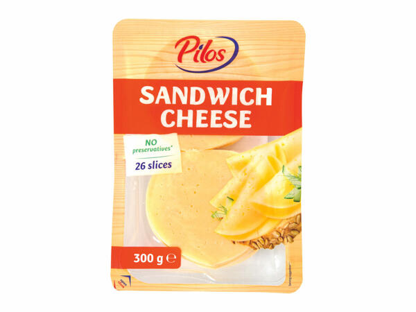 Brânză feliată pentru sandwich