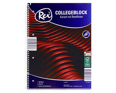Rex(R) Collegeblock