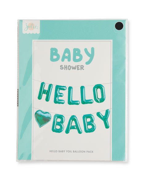 Hello Letter Baby Shower Balloons
