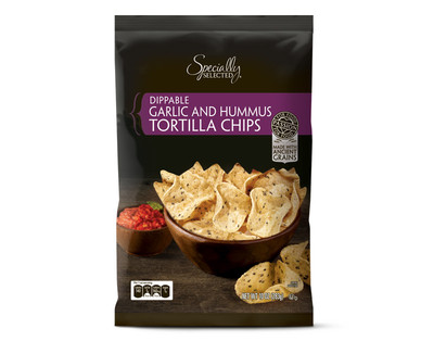 Specially Selected Garlic and Hummus Ancient Grain Dippable Tortilla Chips